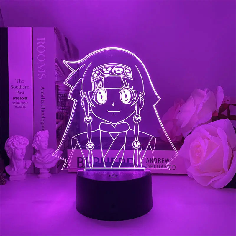 HUNTER Night Light Anime Peripherals Personality Creativity Killua Sissoe Table Lamp Desktop Decoration Bedroom holiday gift