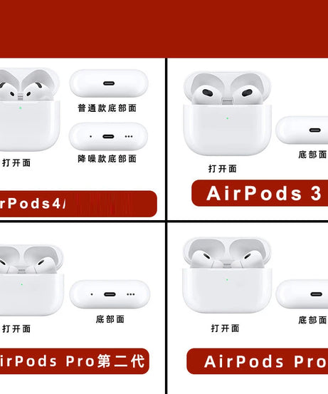 Cute Bear Earphone Case for Apple AirPods 4 3 2 1 Cartoon Animal Soft Clear Protective Covers for AirPods Pro 2 Para