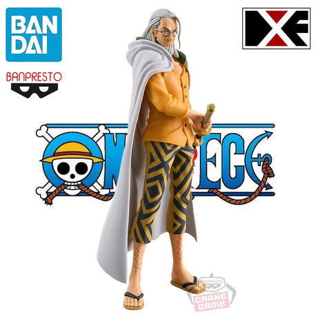 BANPRESTO DXF THE GRANDLINE SERIES EXTRA One Piece Silvers Rayleigh 17CM PVC Anime Action Figures Model Collection Toy