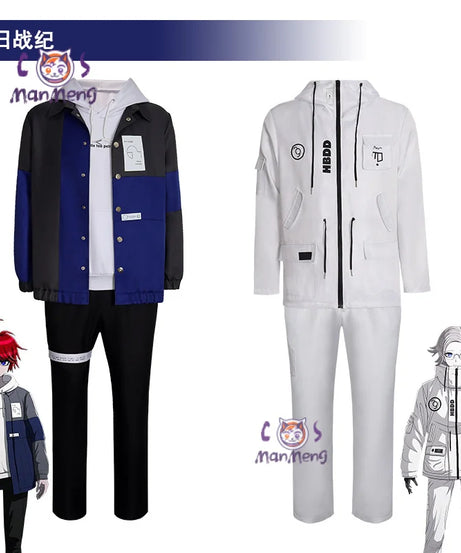 Aotsuki Eito Sumino Takumi Cosplay Costume Anime The Hundred Line -Last Defense Academy- Halloween men women casual jacket pants