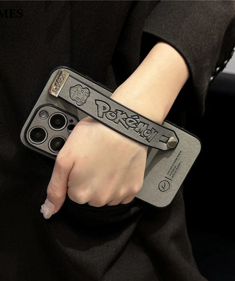 Gengar, Bulbasaur & Squirtle iPhone Case – Pokémon Laser Emboss Leather Cover