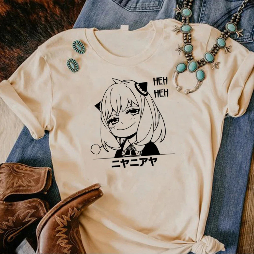 Anya Spy x Family Retro Grunge Graphic T-Shirt – Kawaii Pop Culture Tee 4