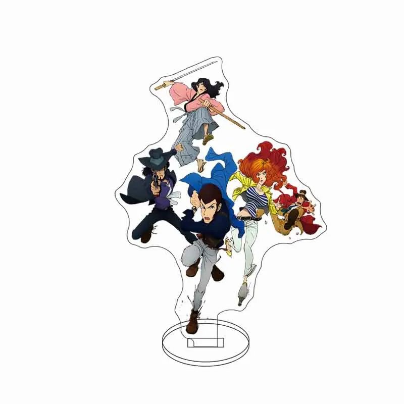 Lupin III Rupan Sansei Acrylic Stand Model Plate Decoration Originality Desk Figure Display Fan Gift Prime New Products Classic