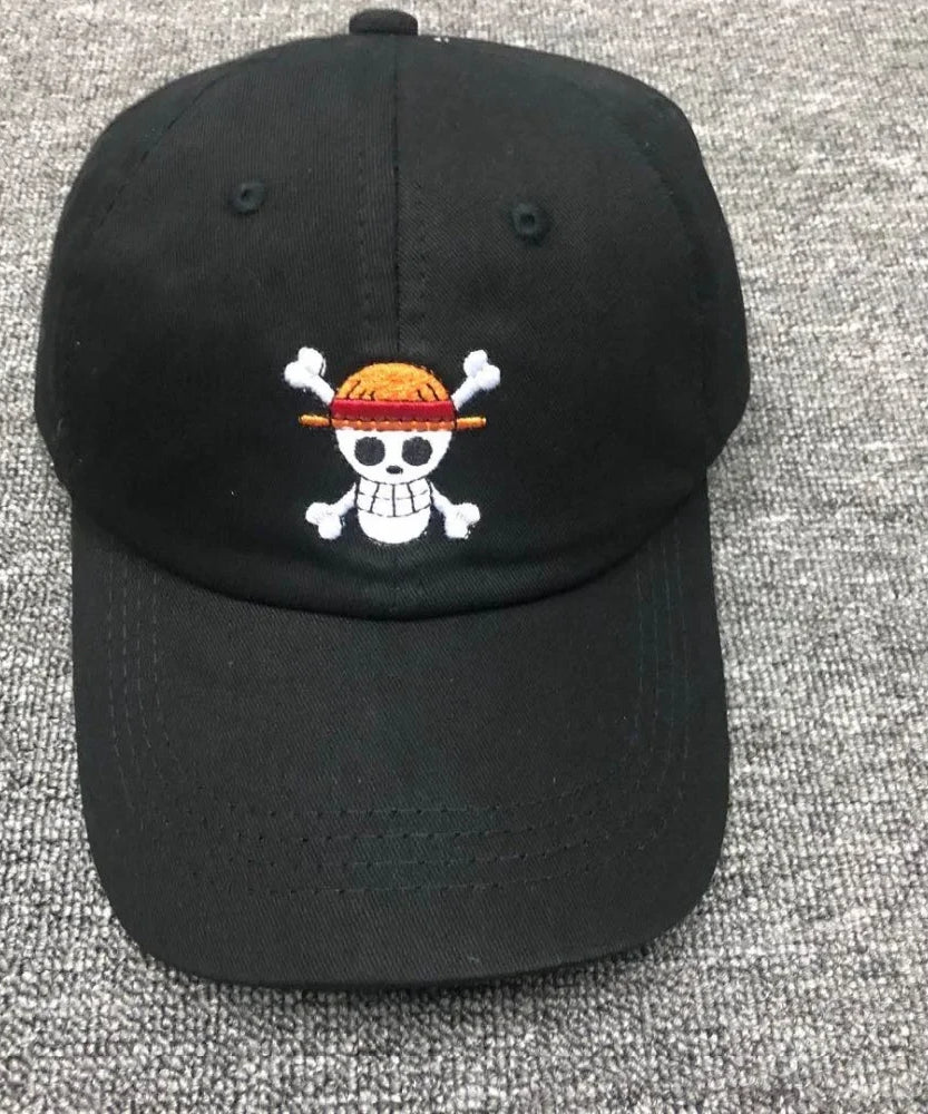 High Quality Anime ONE PIECE Capsule Snapback Cap Cotton Baseball Cap For Men Women Hip Hop Dad Hat Bone Garros