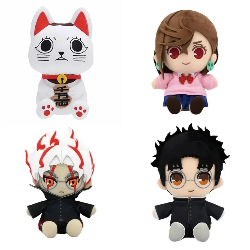 Dandadan Okarun & Momo Lucky Cat Plush Toy — 25cm