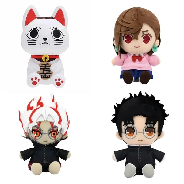 Dandadan Okarun & Momo Lucky Cat Plush Toy — 25cm