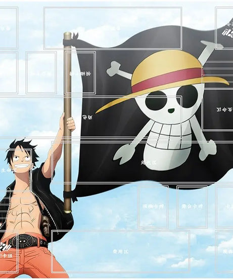 Anime Playmat DIY OPCG Two-player Card Pad New ONE PIECE Duel Plate Luffy Rubber Card Pad Battle Board Game Pad Festival Gift