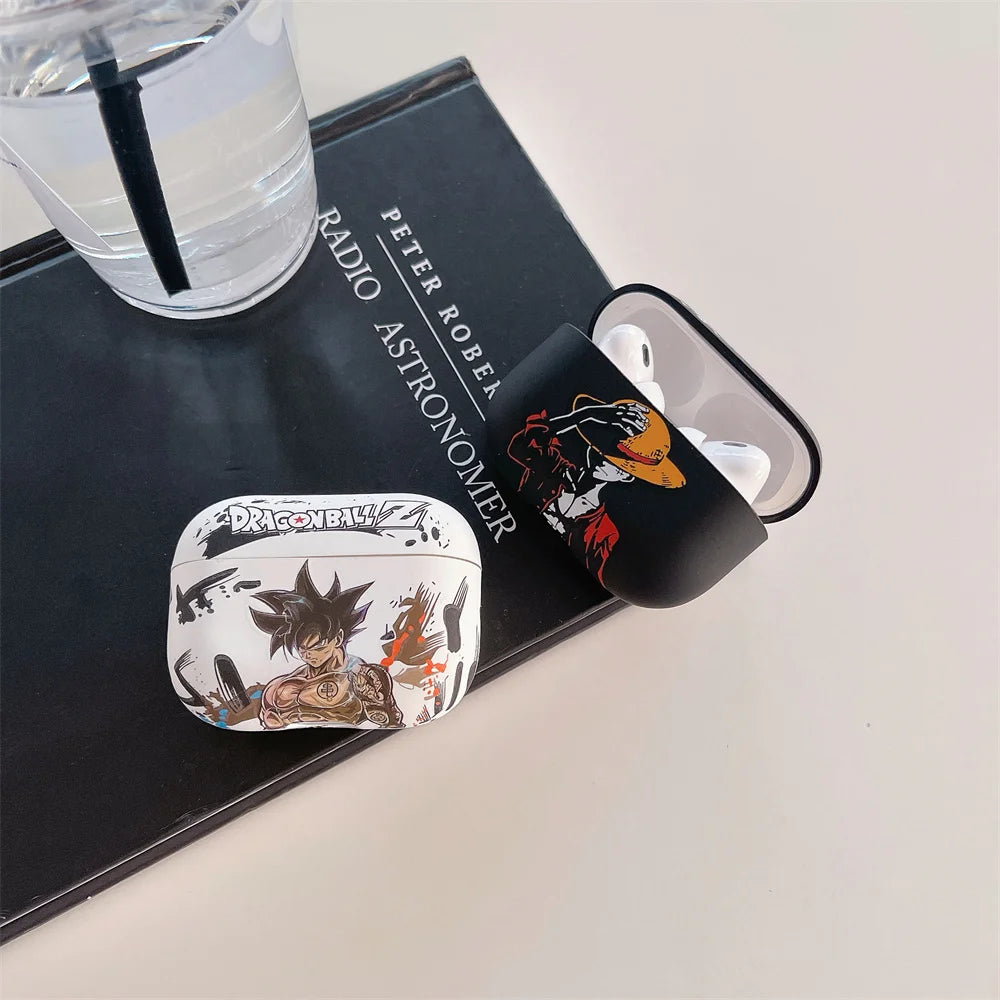 Hot Anime Dragon Ball  Goku Vegeta Buu Earphone Cases for Airpods 2 3 4 pro pro2 Wireless Bluetooth Headset Cover