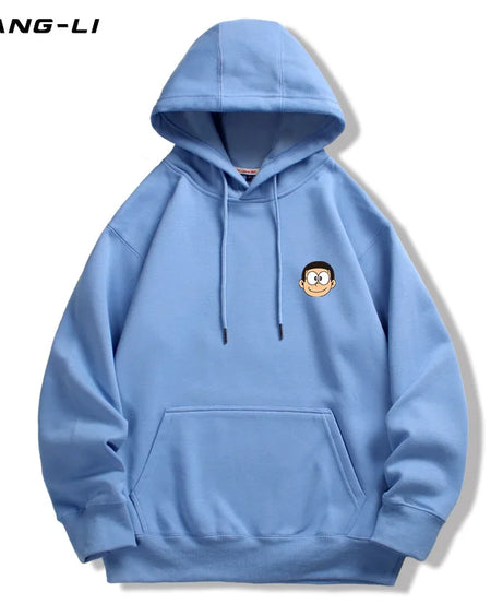 Doraemon Couple Hoodie – Nobita, Shizuka & Gian Cartoon Sweater (Unisex)