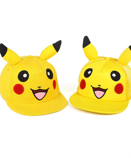 Fashion Pokemon Baseball Cap Anime Adjustable Cosplay Hat Kawaii Hip Hop Hat Adult Children Hats Toy Charm Birthday Gift