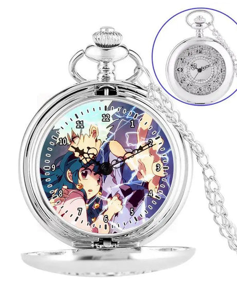 Anime two-dimensional full-time hunter pocket watch Killua Kura pickup Xiaojie personality necklace watch holiday gift