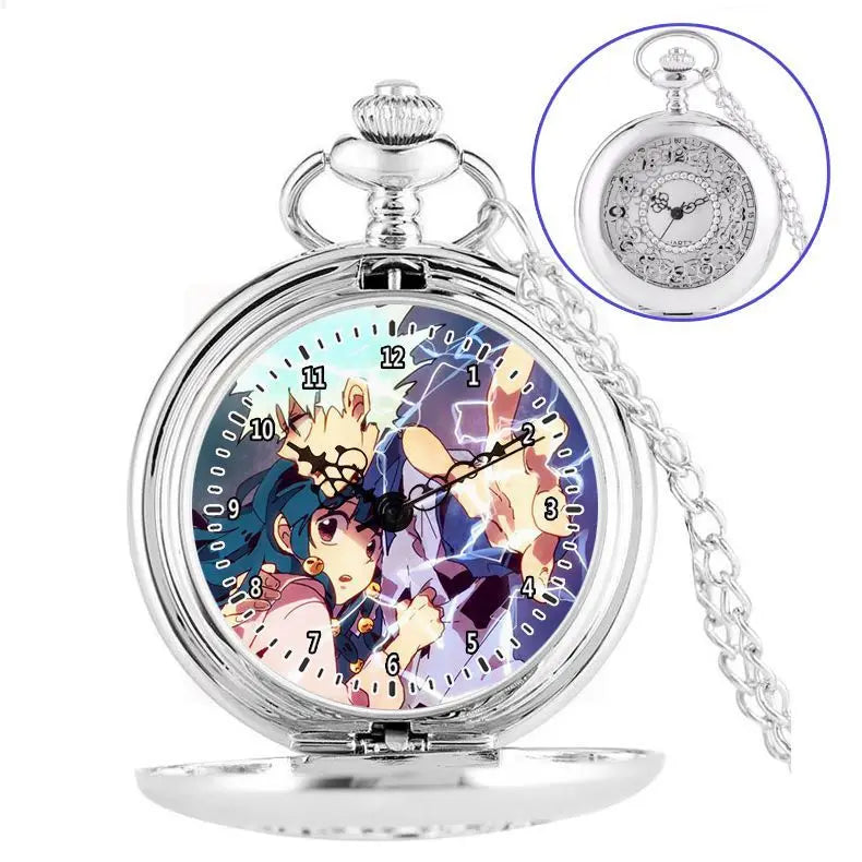 Anime two-dimensional full-time hunter pocket watch Killua Kura pickup Xiaojie personality necklace watch holiday gift