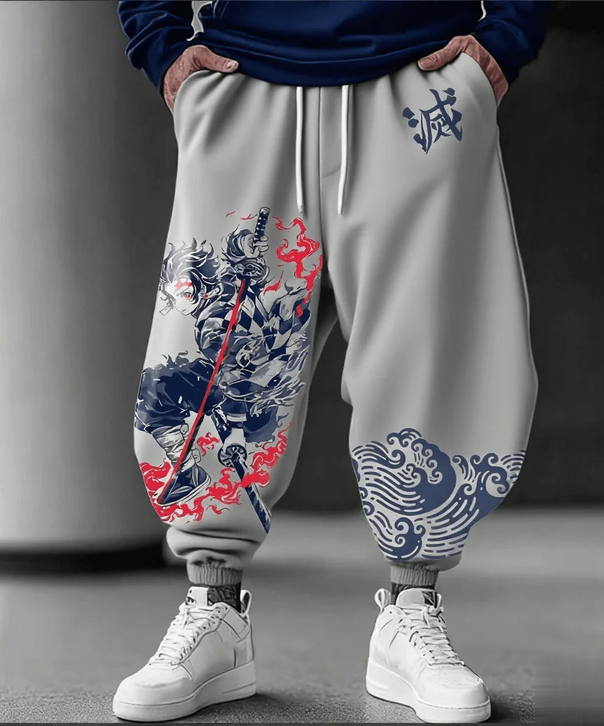 Kimetsu No Yaiba Tanjiro Anime Men Women Sweatpants Print Casual Pants Streetwear Trousers Sportswear Y2k Autumn Fashion