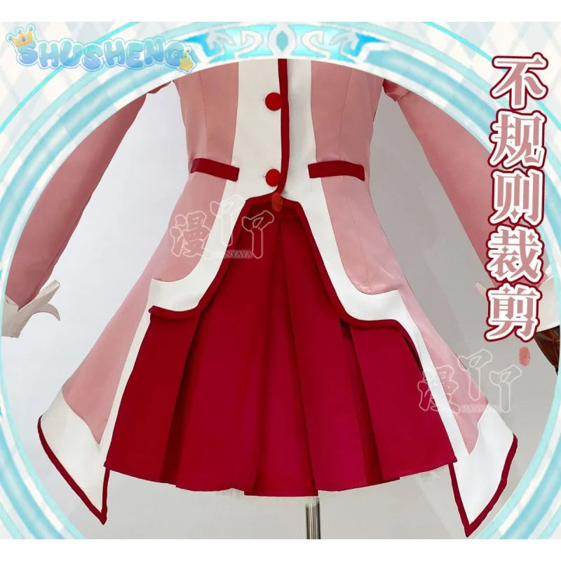 Anime Twin Princesses of the Wonder Planet Rein Fine Fain Cosplay Costume Sweet Dress Hat Tie JK Set Party Christmas Uniform