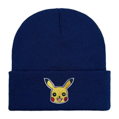 Pokémon Embroidered Beanie — Knitted Winter Hat
