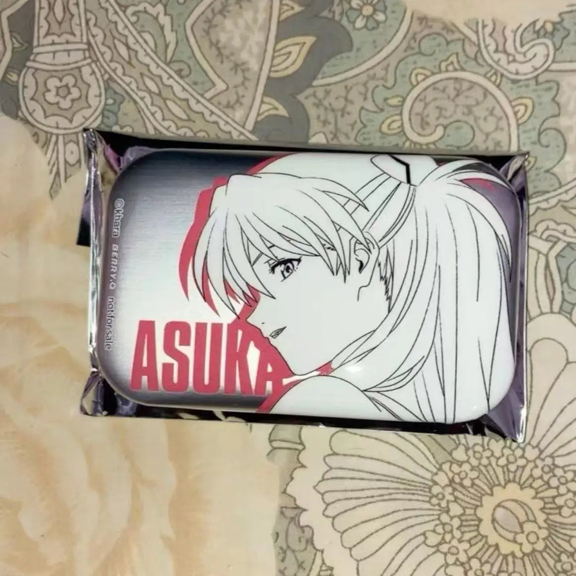 New Century Evangelion Anime Peripheral Badge Ayanami Asuka Special Square Bar Button Backpack Accessories Friends'