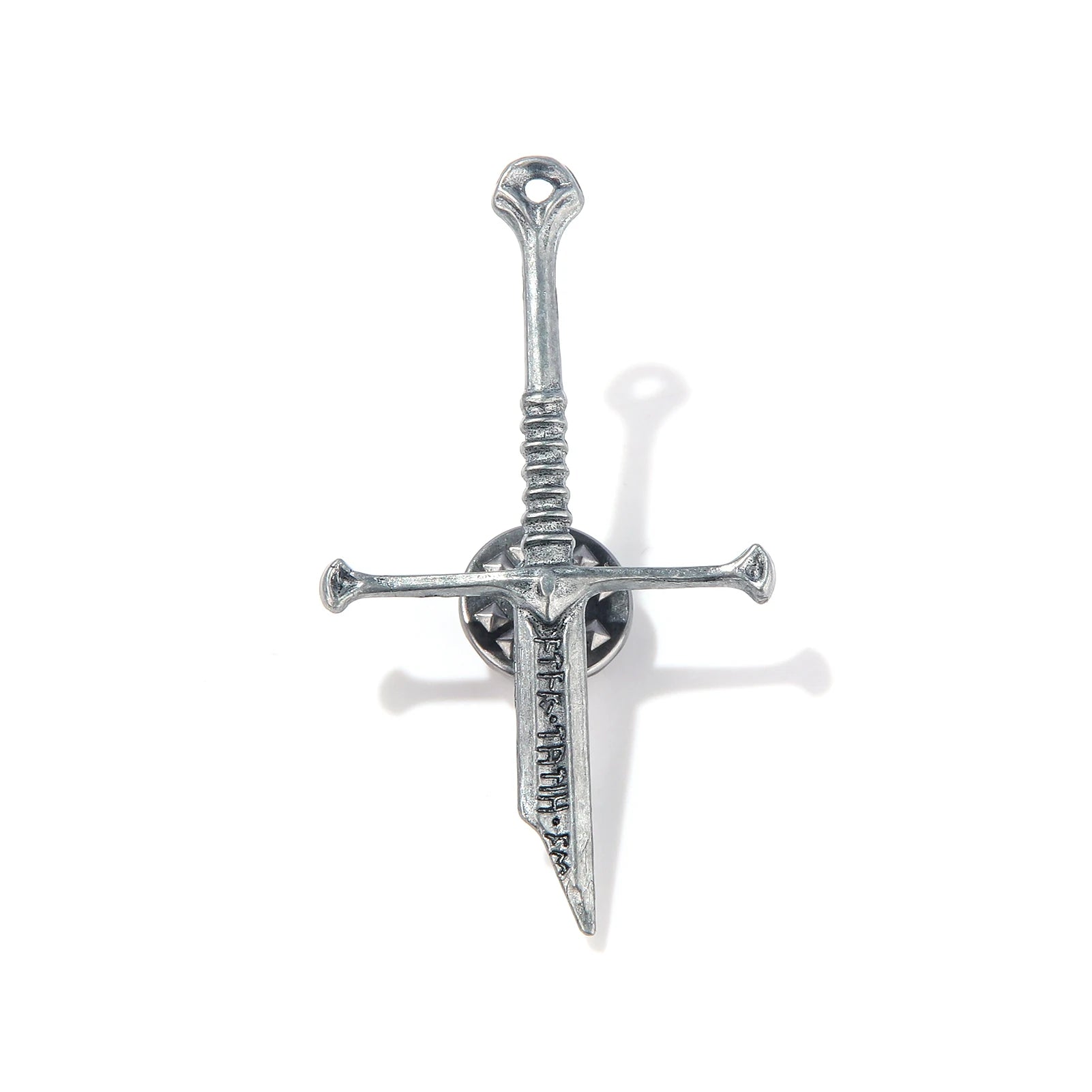 Lord of the Narsil Broken Sword Pins Brooch Movie Aragorn Sword Metal Badge Brooch for Women Men Lapel Pin Jewelry