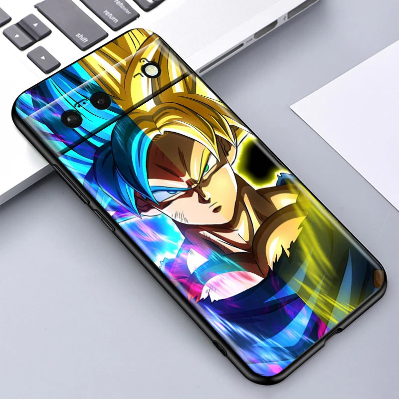 Dragon Ball Z Shockproof Silicone Case – Google Pixel 4 to 9 Series