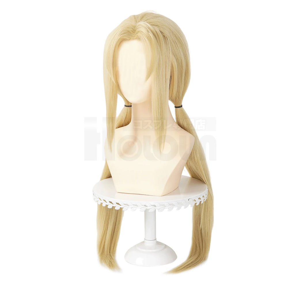 Anime Tsunade Cosplay Wig – Blonde Styled Synthetic Heat Resistant Wig with Wig Cap 2