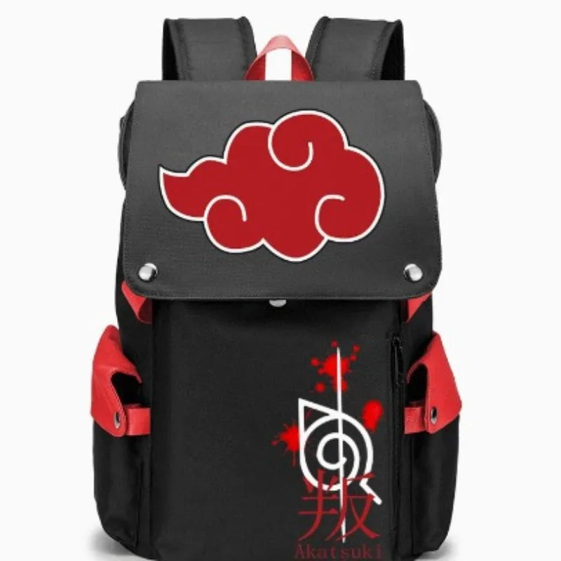 Naruto Anime Laptop Backpack – Large Capacity Travel & School Bag