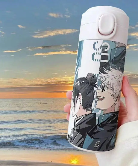 Gojo Satoru Jujutsu Kaisen Thermos Bottle – Anime Stainless Steel Water Cup