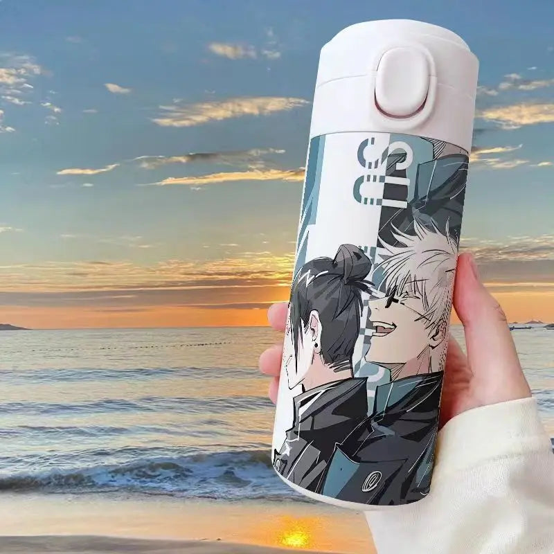 Gojo Satoru Jujutsu Kaisen Thermos Bottle – Anime Stainless Steel Water Cup