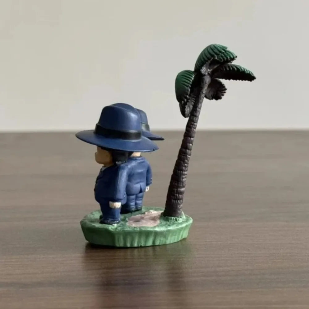 7cm/2.76in Anime Dragon Ball Figure Krillin and Goku Action Figures Pvc Statue Desktop Ornamen Collection Model Toys