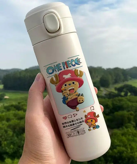 Monkey D. Luffy One Piece Thermos Cup – Anime Travel Mug for Coffee & More