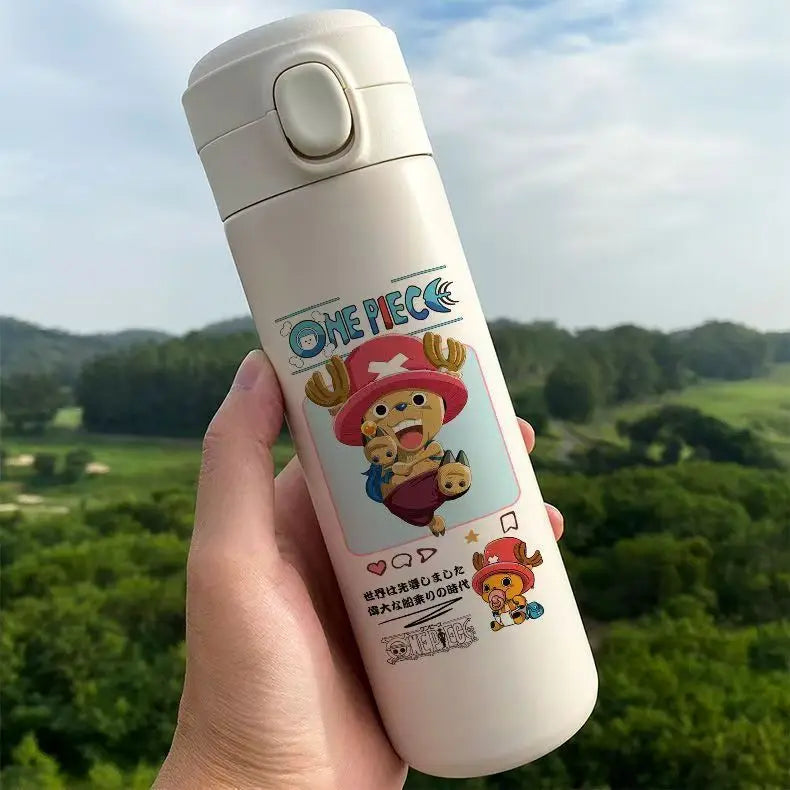 Monkey D. Luffy One Piece Thermos Cup – Anime Travel Mug for Coffee & More