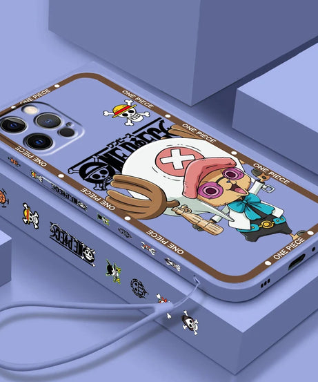 One Piece Chopper Liquid Rope Case for iPhone 15/14/13/12/11/XS/XR