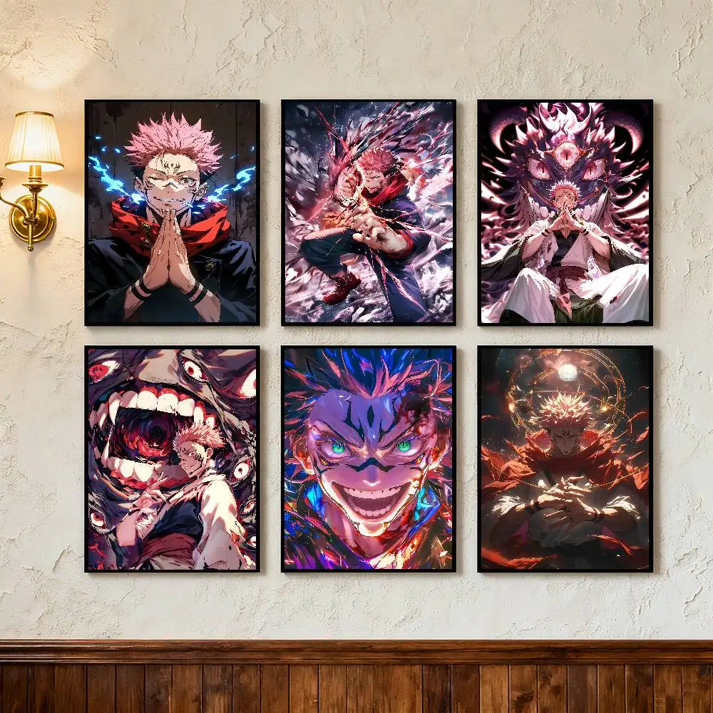 Anime Jujutsu Kaisen Ryomen Sukuna Poster Print – Wall Art Decor Poster 3