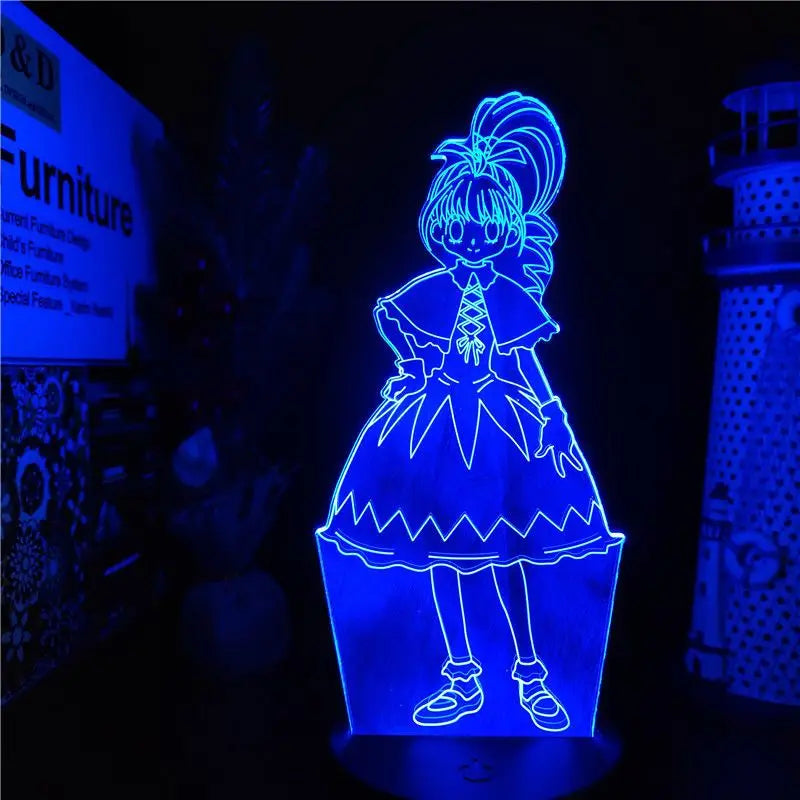 HUNTER Night Light Anime Peripherals Personality Creativity Killua Sissoe Table Lamp Desktop Decoration Bedroom holiday gift
