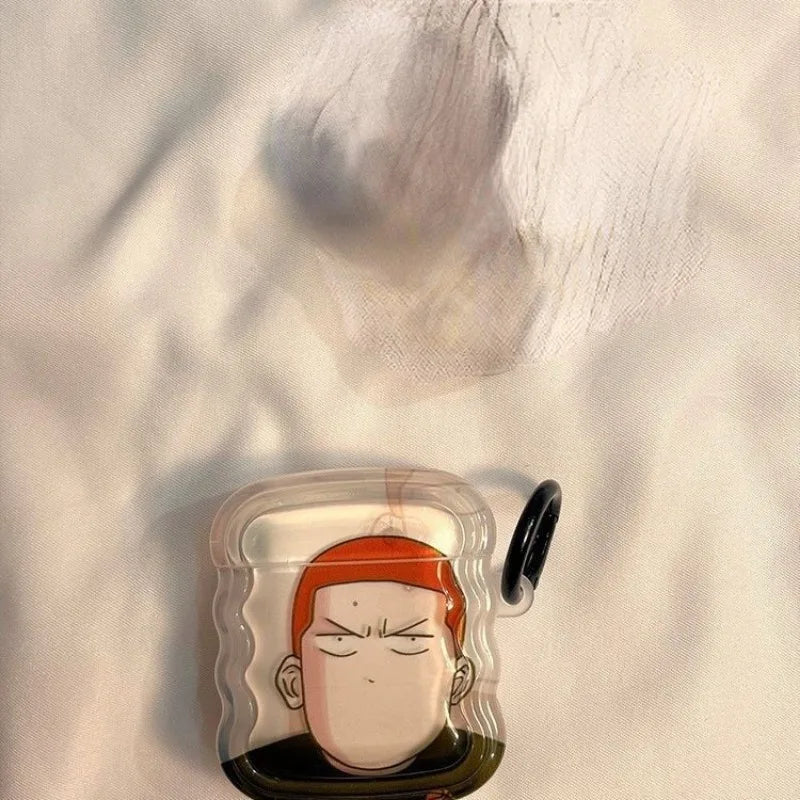 Slam Dunk AirPods Pro Case – Sakuragi & Rukawa Anime Protective Cover