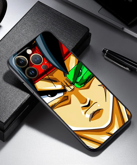 Dragon Ball Z Logo Black TPU Case – iPhone 7 to 15 Pro Max