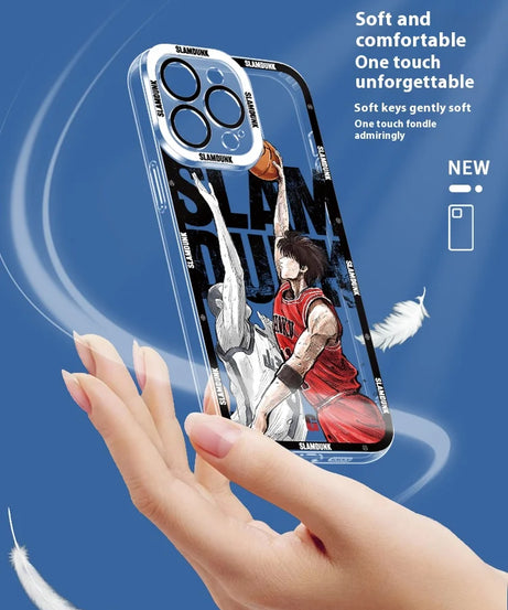 Anime Cool Slam Dunk Case For Samsung Galaxy A54 A34 A24 A14 A13 A53 A33 A73 A23 A05 A05S A72 A52 A52S A32 A22 A12 A51 A71 Etui