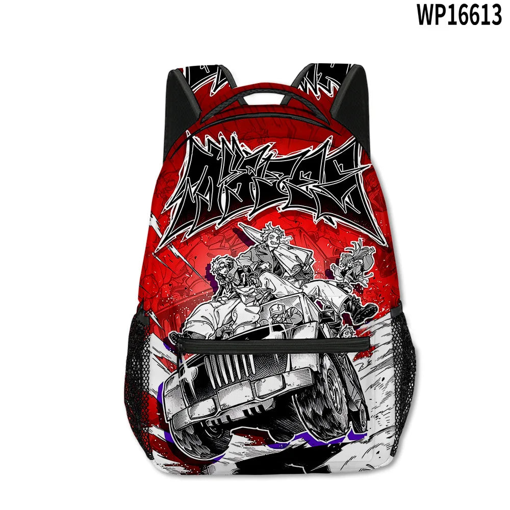 Trendy Popular Novelty Gachiakuta student Bookbag Notebook Backpacks 3D Print Oxford Waterproof Boys/Girls Travel Backpacks