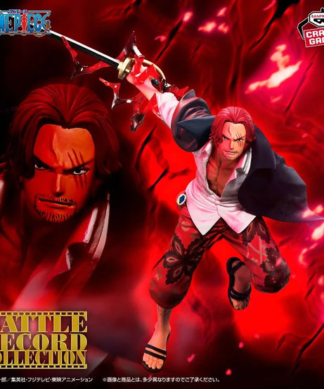 ONE PIECE BATTLE RECORD COLLECTION SHANKS- Pvc Model Anime Figures BANPRESTO Action Figures Toys