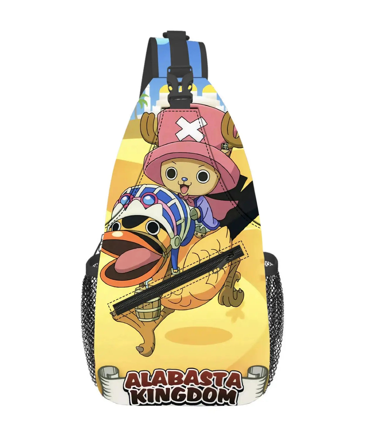 New One Piece Animation Peripheral Kawaii Chopper Portable Large Capacity Crossbody Bag Cute Creative Waist Bag Gift Wholesale