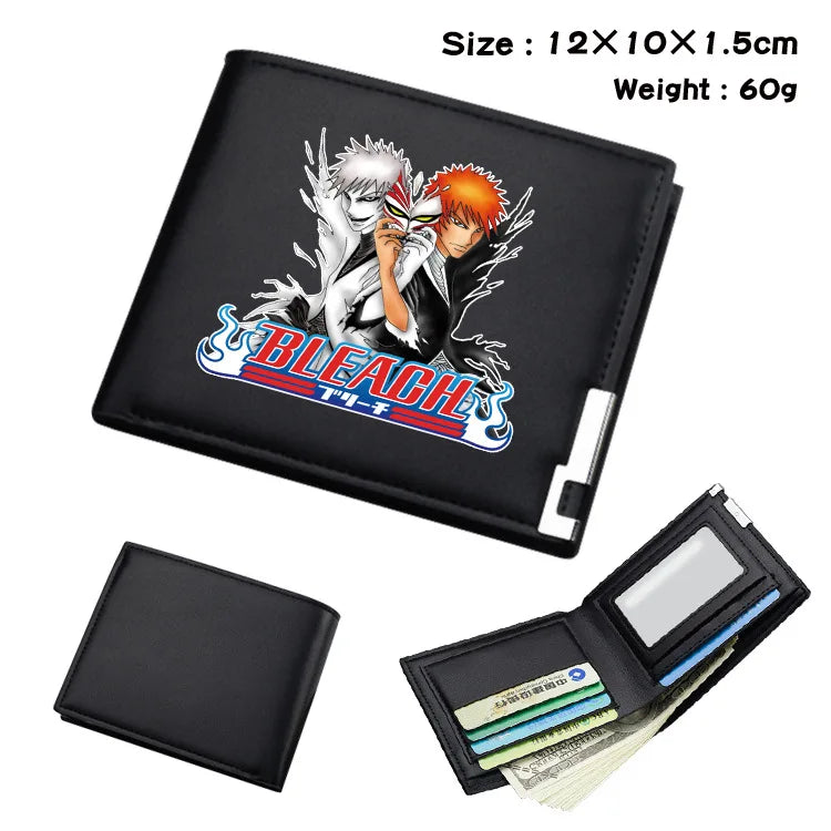 BLEACH Animation Derivative Purse Fold Short Wallet Portable Coin Purse