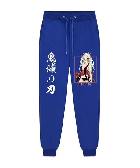 Anime Demon Slayer printed trousers men's comfortable fleece pants jogging men's trousers casual versatile sweatpants S-3XL