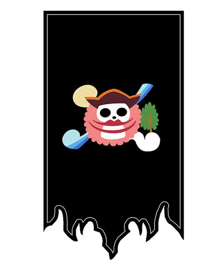 ONE PIECE New Legion Flag Pirate Flag Cartoon Anime Peripheral COSPLAY Decorative Flag Holiday Gift