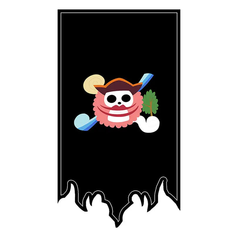 ONE PIECE New Legion Flag Pirate Flag Cartoon Anime Peripheral COSPLAY Decorative Flag Holiday Gift