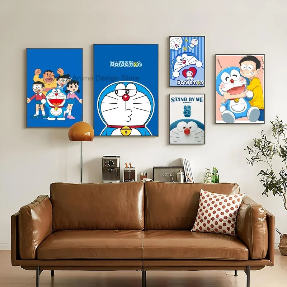 Doraemon Anime Poster High Quality Printed Material