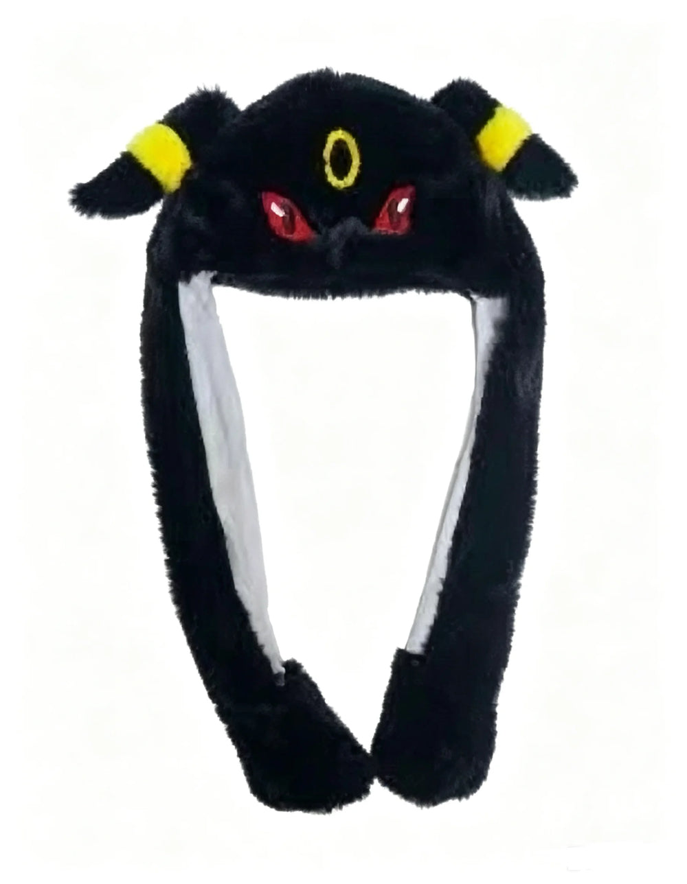 Pokémon Moving Ears Plush Hat – Cute Fluffy Pikachu, Gengar & Charmander Cosplay Hat for Kids & Adults 5