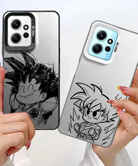 Cute Dragon Ball Goku Shell Phone Case for Xiaomi Redmi Note 10s 10 11 Pro 12 13 14 Pro Plus 11s