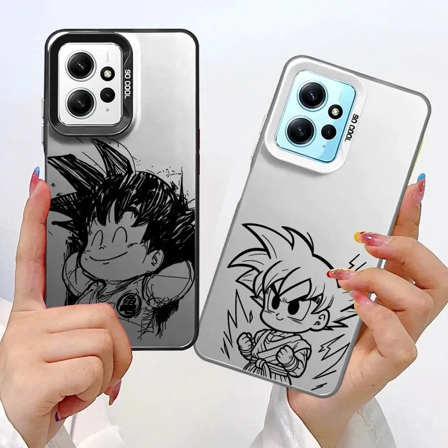 Cute Dragon Ball Goku Shell Phone Case for Xiaomi Redmi Note 10s 10 11 Pro 12 13 14 Pro Plus 11s