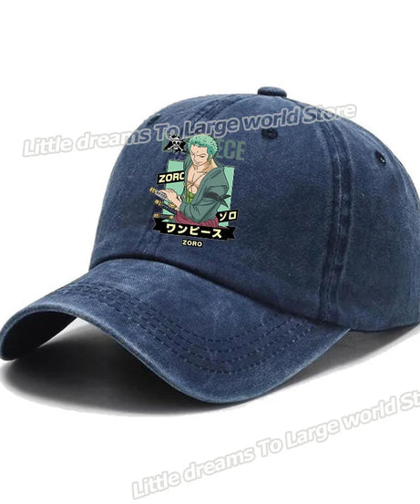 One Piece Baseball Cap Men Anime Printed Snapback Hat Adult Women Summer Sunshade Caps Unisex Hip Hop Casual Adjustable Hat Gift