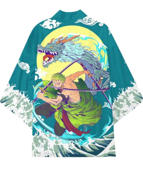 New Anime ONE PIECE Kimono Cape Cosplay Clothing 3D Printing Comics Casual Cardigan Jacket Men and Women Birthday Gifts