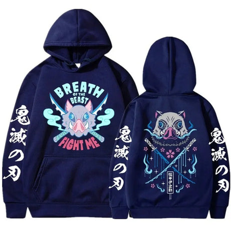 Anime Demon Slayer Hoodie Cotton Pullover