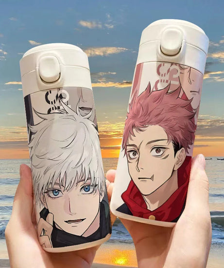 Gojo Satoru Jujutsu Kaisen Thermos Bottle – Anime Stainless Steel Water Cup